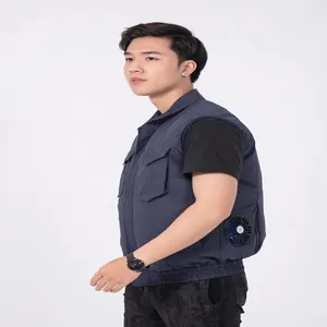 High quality Air-conditioning cooling clothes fan cooling jacket with fresh air circulation