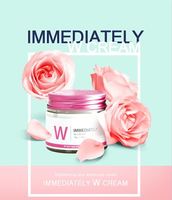 [ROOICELL] Crème éclaircissante instantanée pour la peau, soin nourrissant et liftant anti-âge, beauté coréenne