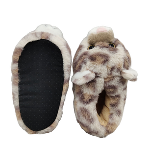 Tùy Chỉnh Thoải Mái Dễ Thương Sang Trọng Nhà Trong Nhà Dép Leopard Dép Đi Trong Nhà - Product Image 4