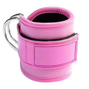 สินค้ามาใหม่ ดีไซน์ล่าสุด สายรัดข้อเท้าสำหรับออกกำลังกาย ผ้าโพลีเอสเตอร์ระบายอากาศได้ดี สีดำ สำหรับเครื่องเคเบิล ZEE-SPORT - Product Image 1