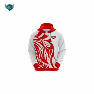 Pull à capuche ODM pour hommes 100% polyester polaire anti-rétrécissement technique d'impression bouffante d'hiver coupe surdimensionnée tailles XS à 6XL disponibles - Product Image 3