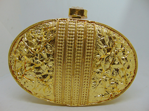 หัตถกรรมทองเหลืองโลหะมุกเชลล์คลัทช์ - Product Image 3