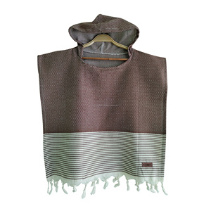 Hooded Pestemal Turkish <b>Towel</b> Beach Pool <b>Poncho</b> for All Sizes Cotton Castle pink <b>Girl</b> Boy <b>Towel</b> With Hood - Product Image 3