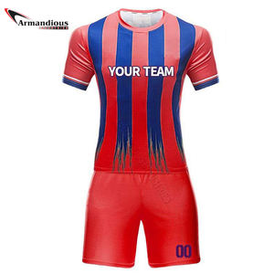 Conjunto de Camisetas de Fútbol Unisex para Adultos, Personalizables con Nombre de Equipo, Secado Rápido, Transpirables, 100% Poliéster, para Uniformes de Fútbol - Product Image 5