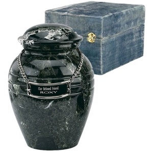 Urna Funeraria de Metal Negra Estilo Americano para Adultos, Ecológica y Duradera, Personalizable, Capacidad de 200/220 Pulgadas Cúbicas - Product Image 4