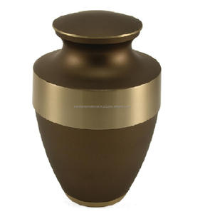 Urnas de cremación para adultos de latón de alta calidad, urnas funerarias indias anheladas a mano para ir a casa, precios bajos, urnas para cenizas humanas - Product Image 2