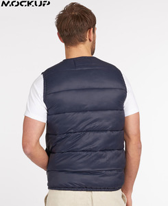 Chaleco de Invierno para Hombre, Precio Económico, Material de Poliéster Transpirable, Diseño Sólido, Ropa Exterior Masculina al por Mayor - Product Image 3