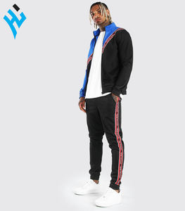 Chándal deportivo ligero para hombre, chándal de moda, con logotipo personalizado, ajustado, 100% poliéster, sublimación, novedad de invierno - Product Image 1