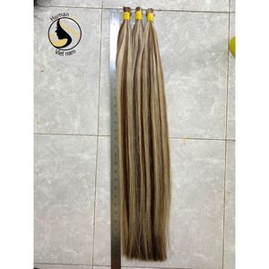 Extensiones de cabello humano liso para mujer, pelo natural de alta calidad con cutícula, Color Piano, a granel, precio de fábrica - Product Image 6