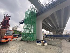 Steel construction ringlock scaffolding system accessories verticals poles - Product Image 3