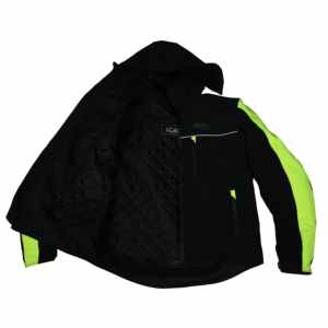 Veste de sport de haute qualité à 3 couches, coque souple, logo personnalisable, nom de l'équipe de course, respirante, imperméable, coupe-vent - Product Image 4