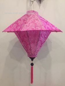 Linterna de Bambú Hecha a Mano en Vietnam, Decoración Colgante para Restaurantes, Fiestas y Bodas, Cubierta de Tela de Seda, Colorida, Venta al Por Mayor para Exportación - Product Image 2