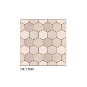 สีเทาอ่อน ดีไซน์สีขาว กระเบื้องปูพื้นพอร์ซเลนขัดเงาเซรามิก 40x40ซม - Product Image 6