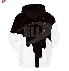 Pull à capuche personnalisé 3D imprimé par sublimation prix de gros sweats à capuche en tissu polyester avec impression de logo personnalisé pour hommes femmes - Product Image 2