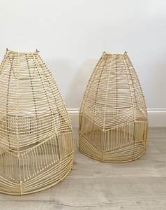 Luminaires en rotin naturel pour décoration, vente en gros - Product Image 3