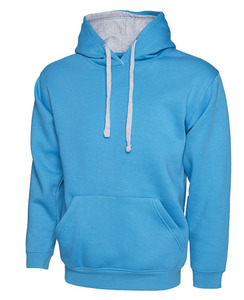 เสื้อฮู้ดผ้าฝ้ายโอเวอร์ไซซ์ซักแบบมีกระเป๋าแบบวินเทจผ้าแห้งเร็วออกแบบมาสำหรับฤดูหนาวเทคนิคการย้อมสีพื้น - Product Image 2