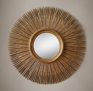 Good Selling Iron <b>Mirror</b> Art <b>Irregular</b> Circular Living Room Metal Frame Wall <b>Mirror</b> Decor Christmas Vintage Luxury Space Casual - Product Image 2