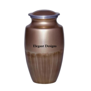 Urne de crémation couleur grise métal indien élégant fait à la main bas prix urne fantaisie classique luxueuse forme ronde Offre Spéciale urne de crémation - Product Image 4