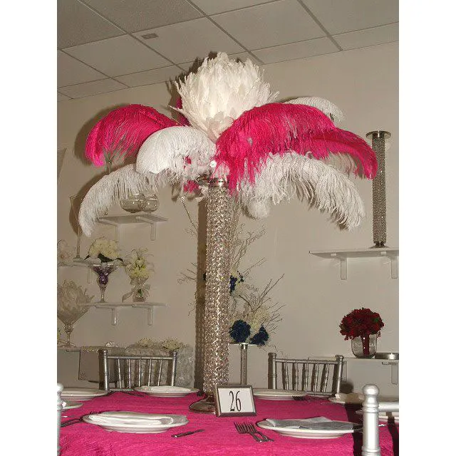 Vaso di fiori di nozze di cristallo per centrotavola decorativo da tavolo di fiori artificiali per la decorazione della casa dell'evento di compleanno della festa nuziale