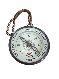 Boussole à cadran de soleil en laiton nautique, 3 pouces, cadeau magnétique fait à la main, boussole pour bateau marin, 1 pièce - Product Image 2