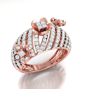 Anillo solitario certificado por DEF, diseño creativo, moissanita, Diamante incoloro, precio bajo, entrega en todo el mundo - Product Image 1