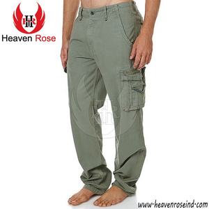 Pantalones cargo informales de secado rápido a prueba de viento de cintura media ligeros de ajuste regular para hombre, pantalones de algodón para seguridad en el lugar de trabajo - Product Image 2
