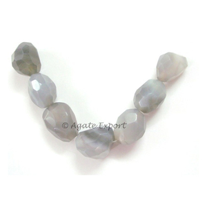 Achetez des perles d'agate facettées multicolores certifiées Aigs, marque d'agate d'exportation - Product Image 1