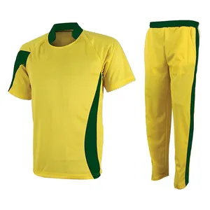 Short Sleeves Cricket Team Uniform High Quality Professional Cricket Uniform at Wholesale 2024