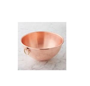 ชามทองแดงตีด้วยค้อนด้ามจับเป็นวงกลมเหมาะสำหรับใช้ตกแต่งแท่นบูชา - Product Image 1