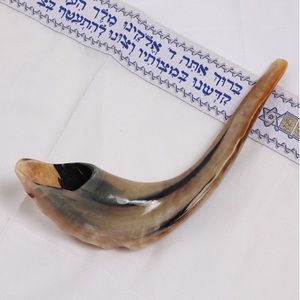 Naturel Ram Shofar Hébreu Trompette Coup de Corne Juif Casher Terre Sainte Israël - Product Image 5