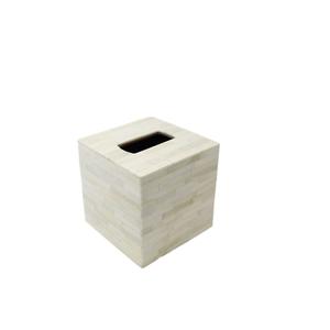 Caja de pañuelos con incrustaciones de hueso, nuevo diseño, caja de pañuelos de resina y hueso, accesorios de decoración para mesa de cocina y soporte para servilletas - Product Image 4