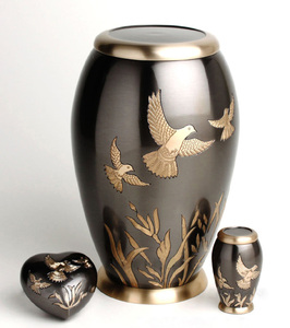 Ssafron – urne commémorative de crémation en laiton, pour adulte, pour cendres humaines - Product Image 5