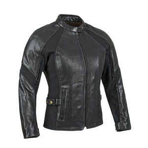 Veste en cuir de moto pour femmes, veste en cuir de vache de qualité AA, Protection Prime, approuvé CE - Product Image 4