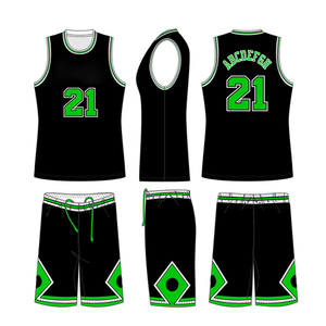 Uniforme de basket-ball personnalisé pour femmes en couleur noire Ensembles de maillots de basket-ball personnalisés pour équipe fabriqués au Pakistan - Product Image 6