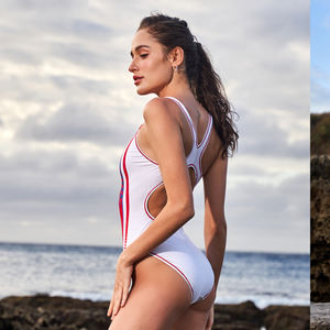 Maillot de bain de course et d'entraînement confortable pour femmes Marium, une pièce, tailles plus grandes, respirant, imprimé animal - Product Image 5