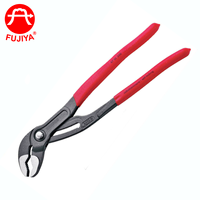FUJIYA Alman Tipi Cr-V Alaşımlı Çelik Metrik Boru Anahtarı Model K-31T 10" 12" Endüstriyel Sınıf Siyah Parlak Düzleştirilmiş Çene Yüzeyi