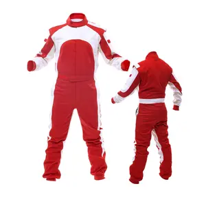 Custom Made Safety Fire Resistant Two layers auto car racing suit overall Quick Dry Motorcycle & Auto Racing Wear from Pakistan