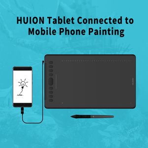 <span class=keywords><strong>HUION</strong></span> H1161 fonction tactile 8192 niveaux dessin numérique tablette graphique stylo - Product Image 3