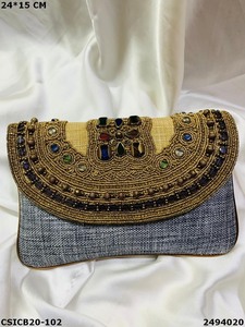 Elegante Bolso Clutch Étnico de Craftstages International, 24*15 CM - Product Image 6