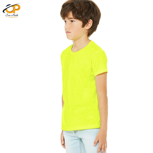 เสื้อยืดแขนสั้นสำหรับเด็ก,พิมพ์โลโก้เองผ้าฝ้าย100% สีพื้นพิมพ์ลายสำหรับเด็กผู้หญิงเด็กผู้ชาย - Product Image 5
