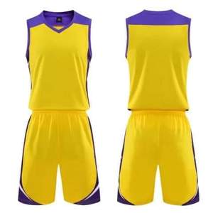Maillot et short de basketball respirants entièrement sublimés, grandes tailles, personnalisables OEM, 100 % polyester, unisexe, par le fabricant Endeavour - Product Image 2