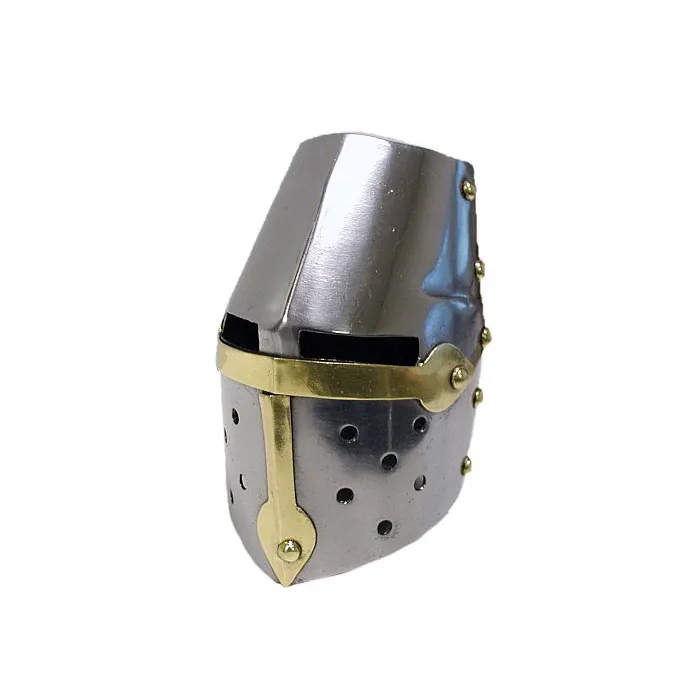 Capacete medieval vintage cavaleiro, miniatura, armadura, prata, medieval, mini armadura, capacete antigo, funcional, cavaleiro