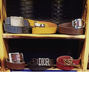 Cuero genuino de vaca para hombre, calidad superior, diseño elegante, cinturón de vestir, accesorio de ropa de moda - Product Image 1