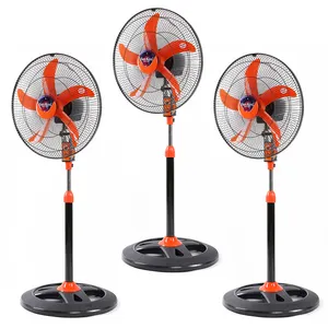 Appareils de qualité de l'air en plastique 54W 220V Installation Table Stand Fan Electrical UK Plug Orange SanKyo Fans From Vietnam