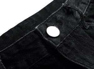 Demin กางเกงยีนส์ทรงสลิมฟิตขาดสำหรับผู้ชาย,กางเกงยีนส์รัดรูปผ้ายีนส์ยืดได้ - Product Image 5