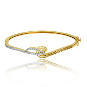 Luxury Gold Plated 925 <b>Sterling</b> <b>Silver</b> <b>Bracelet</b> with White Zircon Gemstone Elegant Vintage Charm for <b>Women</b> for Weddings Parties - Product Image 1