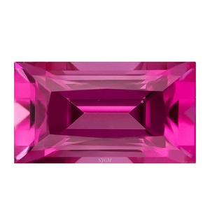 Baguette de turmalina Rosa Natural de 5x10mm, Gema suelta facetada de alta calidad, precio al por mayor - Product Image 1