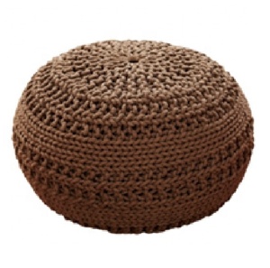 Cotton Knitted Pouf Living Room Furniture Contemporary Knitted Pouf Floor <b>Cushions</b> <b>Stool</b> & Ottoman Modern Home Carton Box - Product Image 5