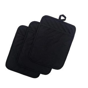 Orange color cotton soft potholder cotton oven mitt glovesPot mat <b>pot</b> <b>holder</b> in stock - Product Image 2