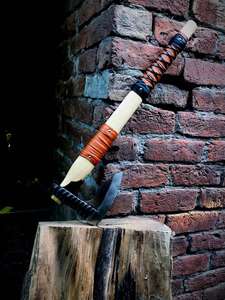 Custom handmade High carbon steel <b>axe</b> outdoor <b>camping</b> tool Forest Survival Tomahawk <b>Axe</b>, Christmas Gift Pack - Product Image 2